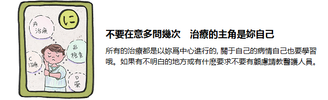 に　二度三度 たずねることも遠慮なく 治療の主役はあなたです